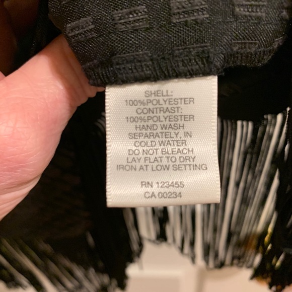 Black fringed bottom dress - Picture 5 of 5